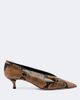 Le Monde Beryl Le Monde Béryl Babouche snake-effect leather pumps - 5