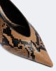 Le Monde Beryl Le Monde Béryl Babouche snake-effect leather pumps - 6