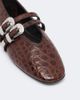 Le Monde Beryl Le Monde Béryl Claudia croc-effect leather ballet flats - 6