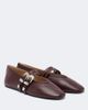 Le Monde Beryl Le Monde Béryl Claudia leather Mary Jane flats - 1
