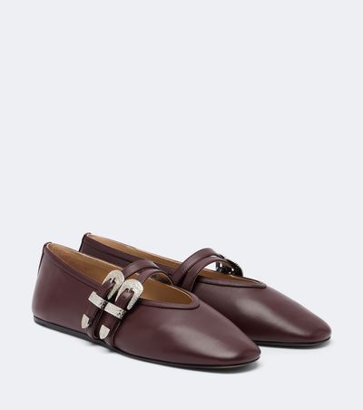 Le Monde Beryl Le Monde Béryl Claudia leather Mary Jane flats