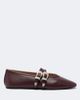 Le Monde Beryl Le Monde Béryl Claudia leather Mary Jane flats - 5