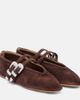Le Monde Beryl Le Monde Béryl Claudia suede ballet flats - 1