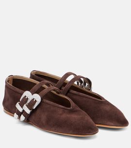 Le Monde Beryl Le Monde Béryl Claudia suede ballet flats