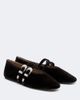 Le Monde Beryl Le Monde Béryl Claudia velvet Mary Jane flats - 1