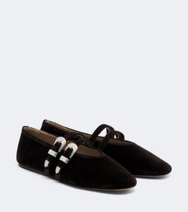 Le Monde Beryl Le Monde Béryl Claudia velvet Mary Jane flats