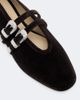 Le Monde Beryl Le Monde Béryl Claudia velvet Mary Jane flats - 6