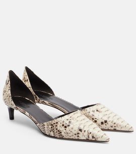 Le Monde Beryl Le Monde BÃ©ryl Dakota snake-effect leather pumps
