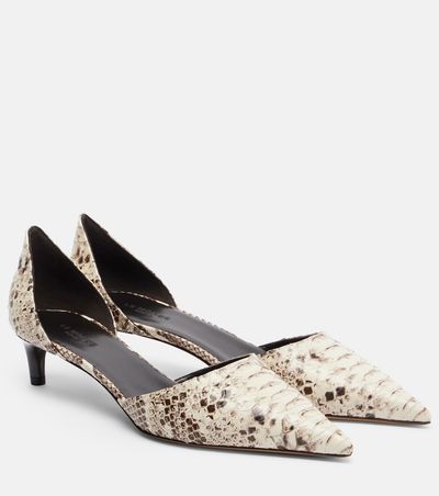 Le Monde Beryl Le Monde BÃ©ryl Dakota snake-effect leather pumps