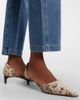 Le Monde Beryl Le Monde BÃ©ryl Dakota snake-effect leather pumps - 2
