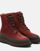 Le Monde Beryl Le Monde Béryl Dolomite shearling-lined suede combat boots - 1