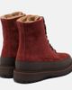 Le Monde Beryl Le Monde Béryl Dolomite shearling-lined suede combat boots - 3