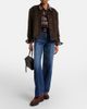 Le Monde Beryl Le Monde Béryl Dolomite shearling-lined suede combat boots - 4