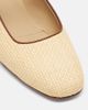 Le Monde Beryl Le Monde Béryl Leather-trimmed raffia Mary Jane flats - 5
