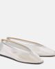 Le Monde Beryl Le Monde Béryl Luna leather-trimmed mesh ballet flats - 1