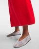 Le Monde Beryl Le Monde Béryl Luna leather-trimmed mesh ballet flats - 4
