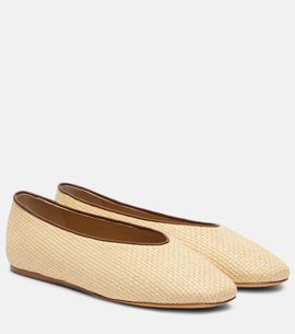 Le Monde Beryl Le Monde Béryl Regency raffia ballet flats