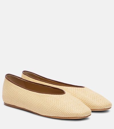 Le Monde Beryl Le Monde Béryl Regency raffia ballet flats