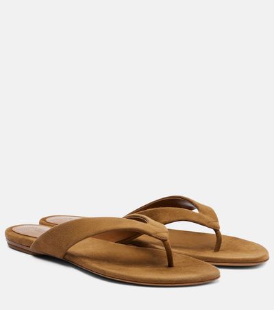 Le Monde Beryl Le Monde Béryl Suede thong sandals