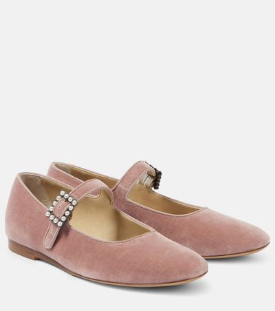 Le Monde Beryl Le Monde BÃ©ryl Velvet Mary Jane flats