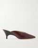 LE MONDE BERYL Petra 65 leather mules - 1