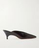 LE MONDE BERYL Petra 70 snake-effect leather mules - 1