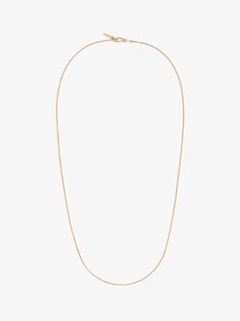 LE MOWE Minimalist Versatile Double-Strand Chain Necklace [Gold]