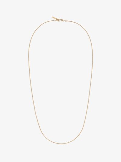 LE MOWE Minimalist Versatile Double-Strand Chain Necklace [Gold]