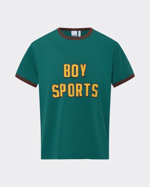le PÈRE le PÈRE Boy Sports Ringer Tee
