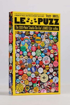 Le Puzz Le Puzz Pieceful Protest Jigsaw Puzzle at Urban Outfitters