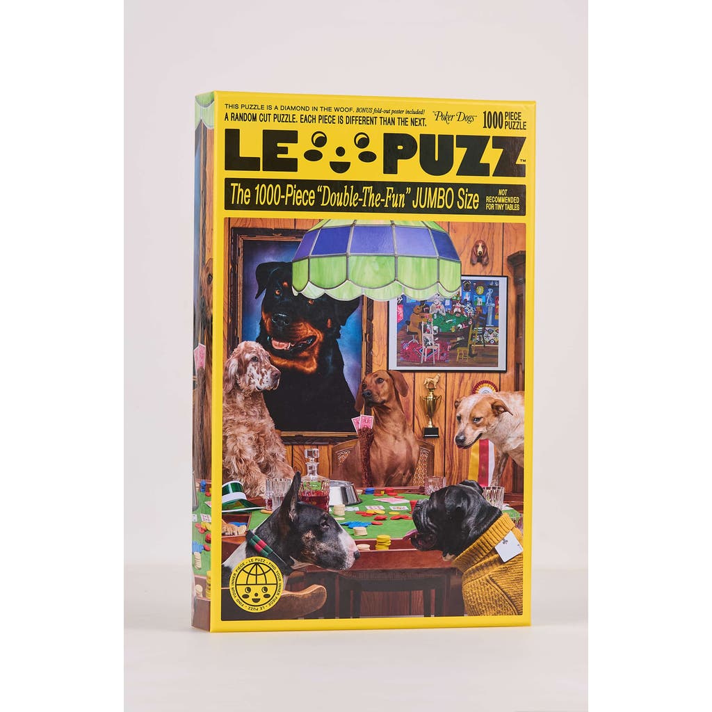 Le Puzz Le Puzz Poker Dogs 1000-piece Jigsaw Puzzle
