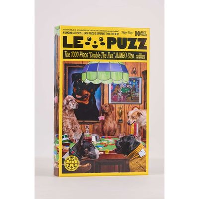 Le Puzz Le Puzz Poker Dogs 1000-piece Jigsaw Puzzle