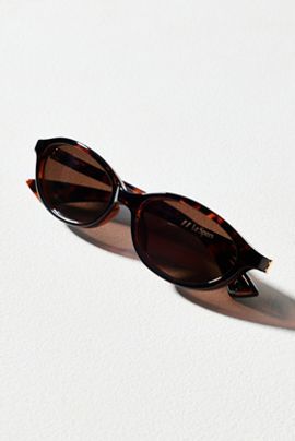 Le Specs Duskfall Slim Oval Sunglasses