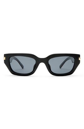 Le Specs Le Specs Cubito 51mm Polarized Square Sunglasses