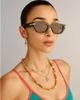 Le Specs Le Specs Cubito sunglasses in brown tort - 2