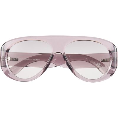Le Specs Le Specs Dream Boat 57mm Gradient Aviator Sunglasses