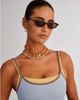 Le Specs Le Specs Duskfall slim sunglasses in brown - 1