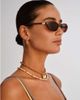 Le Specs Le Specs Duskfall slim sunglasses in brown - 2
