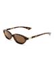Le Specs Le Specs Duskfall slim sunglasses in brown - 3