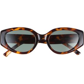 Le Specs Le Specs Fevered 53mm Polarized Oval Sunglasses