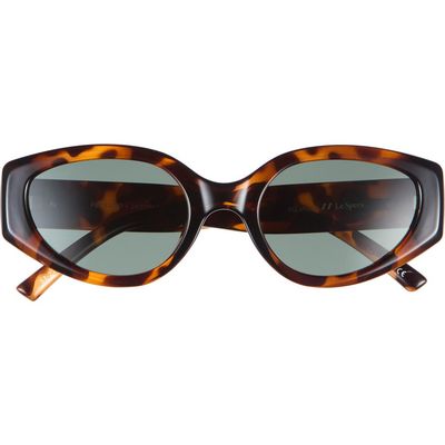 Le Specs Le Specs Fevered 53mm Polarized Oval Sunglasses