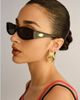 Le Specs Le Specs Glaciem slim sunglasses in black - 2