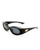 Le Specs Le Specs Glaciem slim sunglasses in black - 4