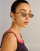 Le Specs Le Specs Icicle slim sunglasses in smoky brown - 2