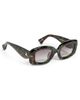 Le Specs Le Specs Le Specs x Alemais Celestina Sunglasses Jade Marble One - 1