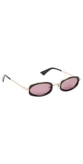 Le Specs Le Specs Mecharo Sunglasses Gold/Dark Chocolate One