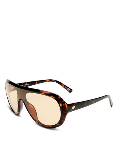 Le Specs Le Specs Obsession Shield Sunglasses, 134mm
