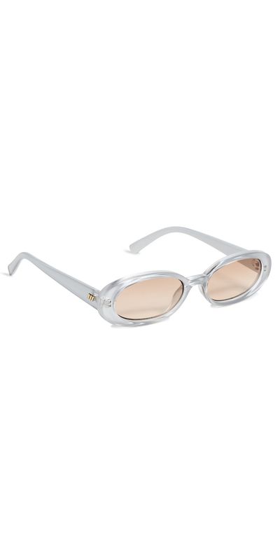 Le Specs Le Specs Outta Love Sunglasses Silver Pearl One