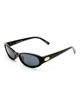 Le Specs Le Specs Popalicious slim sunglasses in black-Brown - 2