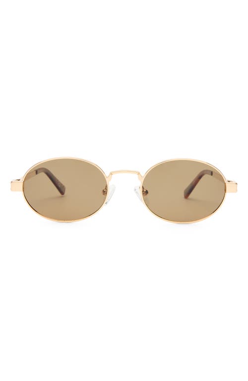 Le Specs Le Specs Poseidon Deux Oval Polarized Sunglasses